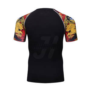 Diseñe su propio logotipo Camisas MMA de manga corta hechas a medida Fabricante DE SERVICIOS OEM Camisas MMA - Product Image 2