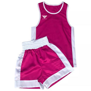 Combinaison de boxe légère à séchage rapide pour compétition professionnelle, vêtements d'arts martiaux, vêtements de combat, uniforme de boxe - Product Image 1