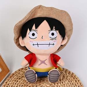 Muñeco de Peluche de Monkey D. Luffy de One Piece, Juguete Coleccionable Suave del Personaje de la Serie de Anime - Product Image 1