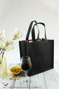 Bolsas de transporte de botellas de vino de yute JUCO y lona ecológicas de calidad superior de la India - Product Image 4