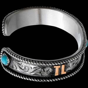 Brazalete Charlie Western de Plata Personalizado de Molly - Product Image 1