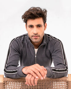 80% coton 20% polyester survêtement 2 pièces fermeture éclair sweat et pantalon vêtements actifs survêtement pour hommes - Product Image 3