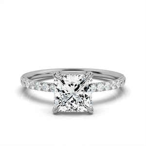 Personnalisable 14K Or Massif IGI Certifié Bague de Fiançailles Classique Fine Jewelry Band Diamond Women's Bridal Wedding Party - Product Image 3