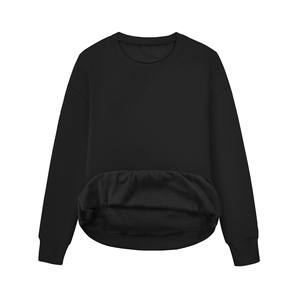 Wholesale High Quality <b>Drop</b> Shoulder Fleece New Design Custom Logo Embroidery Oversized Streetwear Women Dress Hoodies For Woman - Product Image 5