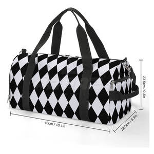 กระเป๋ายิมสะพายไหล่สำหรับไปยิมฟิตเนสพิมพ์ซับลิเมชันงานตามสั่ง - Product Image 2