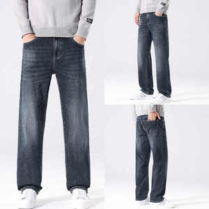 Pantalones vaqueros de alta calidad para hombre, tela de algodón de Ajuste Recto, ropa de moda informal, Fabricante Mayorista a granel - Product Image 2