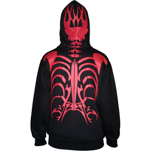 Respirant en gros vierge pleine fermeture éclair hommes à capuche de haute qualité 100% coton polaire personnalisé poids lourd visage complet fermeture éclair à capuche - Product Image 4