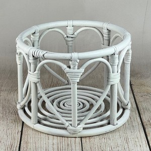 Meubles de bébé en rotin en forme de coeur de haute qualité literie élégante pour enfants du Vietnam pour les accessoires de photographie - Product Image 2