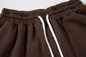 Oem Custom Logo Men Sweatpants Street Wear Acid Wash Fade Side Pockets Draw <b>Strings</b> Cargo Pants Straight Leg Sweatpants for Men - Product Image 3