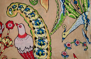 Tela de algodón con estampado de pájaros, tela india y telas para prendas confeccionadas - Product Image 3