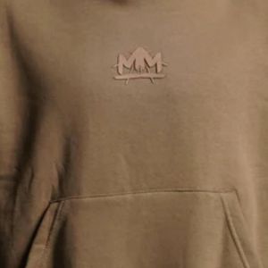 Sudadera con Capucha Marrón para Hombre, de Algodón Grueso, con Bolsillo Tipo Canguro, Estilo Casual Urbano - Product Image 4