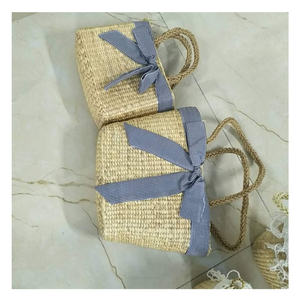 Large Seagrass <b>Handbag</b> for Women - Natural <b>Straw</b> Beach Tote with Inner Compartment From Viet Nam - Product Image 2