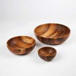 Wholesale New Style Handmade Polished Bamboo Salad Serving Bowl Eco-Friendly <b>Dinnerware</b> From Trusted Manufacturer-Exporter - Product Image 2