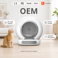 Bac à litière automatique pour chat LeLo Pets, facile à nettoyer, contrôle des odeurs, design écologique - Certifié CE FCC pour l'Australie, l'Espagne, l'Allemagne