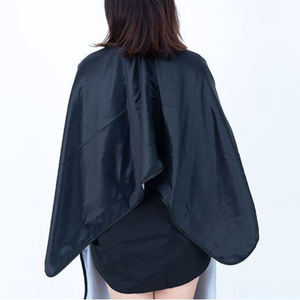 Silicona cuello impreso poliéster corte de pelo salón peluquero capas Nylon peluquería capas - Product Image 4