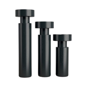 Hot Luxury Aluminum Shiny Silver Plated Top Quality Tall Handmade <b>T</b> <b>Light</b> <b>Candle</b> Holder With Set of 3 Different Sizes for Decor - Product Image 3