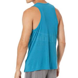 Camiseta sin mangas para hombre de la mejor oferta, ropa de Fitness ajustada de alta calidad, estilo informal de punto, método de tejido transpirable de talla grande - Product Image 3