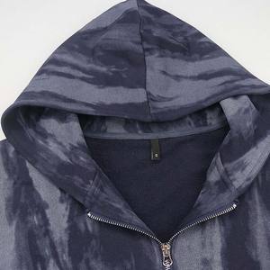 Sweatshirts à capuche pour hommes de haute qualité OEM couleur unie poids lourd Logo personnalisé imprimé surdimensionné 100% coton de base Sweatshirts à capuche d'hiver - Product Image 6