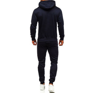 Ensemble de survêtement de sport pour homme personnalisé en gros avec logo imprimé personnalisé, ensemble de survêtement de jogging pour homme vierge - Product Image 2