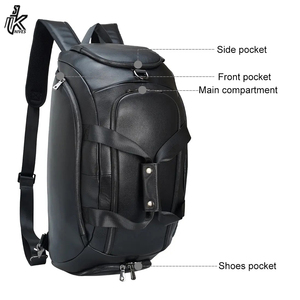 Nouveau design, sac de voyage multifonction en cuir pleine fleur de vache, sac de sport, sac à dos personnalisé, sac de week-end, sacs de voyage pour hommes - Product Image 4