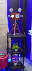 Caméra de projecteur de style vintage nautique Shubham avec support de trépied d'horloge Article antique décoratif - Product Image 2