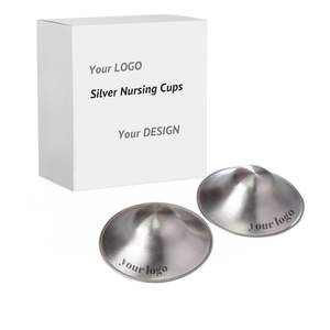 Copas para pezones de plata pura 925 | Ayuda para amamantar a las madres | Protectores de pezones reutilizables para aliviar el dolor y curar - Product Image 6