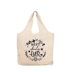 กระเป๋าผ้าแคนวาสแบบพกพาและกระเป๋าถือที่เป็นมิตรกับสิ่งแวดล้อม พร้อมบริการปักและพิมพ์ลายตามสั่ง - Product Image 3