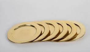 Plato Decorativo de Metal, Plato de Acero Inoxidable para Cena, Plato para Mesa de Boda, Vajilla para Comedor de Hotel - Product Image 4