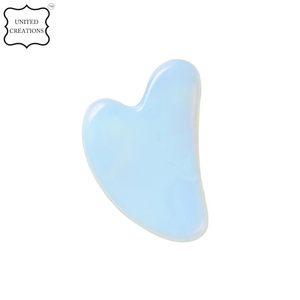 Masseur de lifting du visage rouleau Gua Sha rouleau de jade naturel pour le visage OEM 100% rouleau de pierre de jade de qualité supérieure naturelle et Gua Sha - Product Image 2