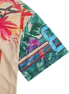 OEM personalizado Y2K Jersey camiseta para hombre de gran tamaño Fit verano gráfico superior con impresión de transferencia de calor - Product Image 4