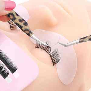 แหนบปลายงอสำหรับต่อขนตา, แหนบสเตนเลสกันไฟฟ้าสถิตที่ไม่ใช่แม่เหล็กแข็งมากมีความแม่นยำสูง - Product Image 5