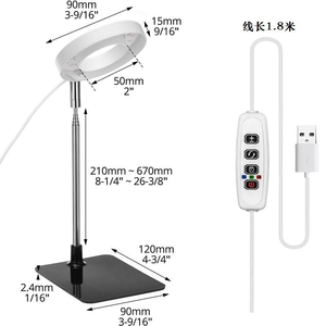 Luz de Cultivo <span class=keywords><strong>LED</strong></span> Retrátil de Espectro Completo para Plantas em Vasos - Product Image 5