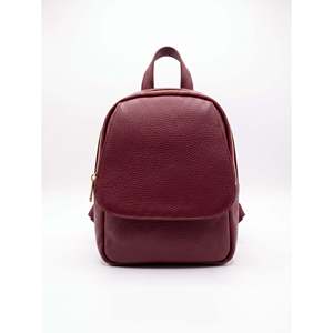Soft <b>Backpack</b> in Genuine Dollaro Leather - Made in Italy - Art. 26111B - Product Image 1
