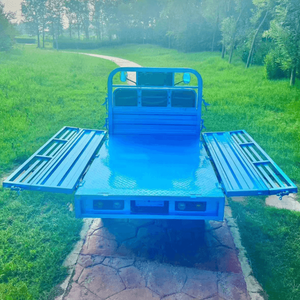 Triciclo Eléctrico de Carga con Caja Abierta, Capacidad de Carga 300-400 kg, Azul, 1 Pasajero - Product Image 6