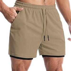 Short de fitness sur mesure pour hommes avec short de fitness multi-poches respirant et à séchage rapide - Product Image 3
