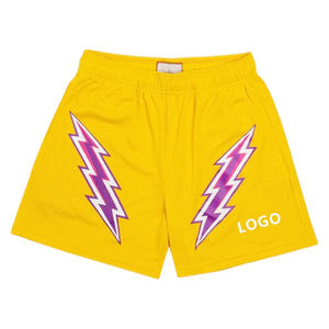 Hot Summer <b>Men's</b> Custom Made Casual Mesh <b>Shorts</b> Solid Style Anti-Wrinkle Eco-Friendly Hot Selling Digital Printing Sublimation - Product Image 4