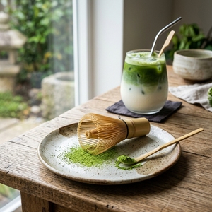 Matcha en Polvo Premium de 2A a 7A con Textura Rica y Cremosa para Smoothies, Lattes y Postres Saludables - Té Adelgazante en Envase a Granel - Product Image 1