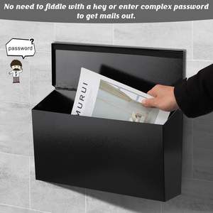 Boîte aux lettres en métal de conception nouvelle, fabriquée en Inde, résistante à la rouille, durable, POST, communication fiable, armoire de réception, manipulation quotidienne du courrier - Product Image 4