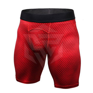 Pantalones Cortos Deportivos para Hombre, Estilo Urbano, Cintura Elástica, Compresión Media, Transpirables, de Secado Rápido, Diseño Sólido, Largo hasta la Rodilla - Product Image 1