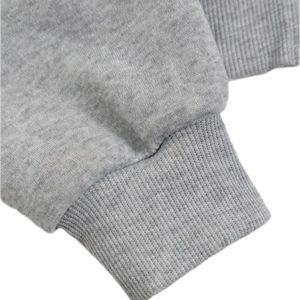 Sudadera con capucha gris hecha a medida para mujer 28 Número de grafiti Estilo de cremallera frontal Sudadera con capucha para mujer Ropa de calle Capucha con cordón Estilo moderno - Product Image 4