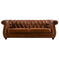 Canapé convertible sectionnel trois places en cuir véritable de haute qualité, avec dossier capitonné, mobilier moderne pour la maison