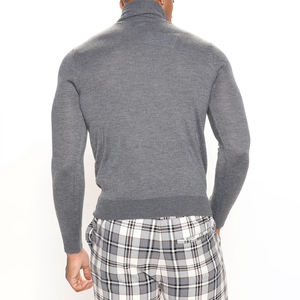 เสื้อคอเต่าผู้ชายทรงปกติ ผ้าสแปนเด็กซ์/โพลีเอสเตอร์/คอตตอน ราคาสุดคุ้ม สินค้ามาใหม่ ระบายอากาศ แห้งเร็ว แขนสั้น สไตล์ลำลอง - Product Image 4