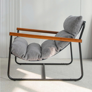 Chaise relaxante multifonctionnelle avec poche de rangement idéale pour les petits espaces - Product Image 4