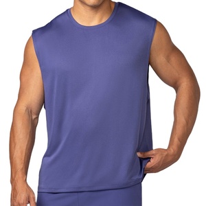 80% Polyester 20% Spandex 180 Gsm 220 Gsm Heavyweight High Street Stretchable Tank Top Loose Fit Design Summer Vintage <b>Singlet</b> - Product Image 1