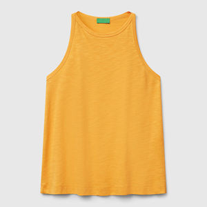 Novedad 2024: Camiseta sin mangas personalizada para mujer, diseño liso, de secado rápido, para deportes y fitness, servicio OEM ODM - Product Image 4