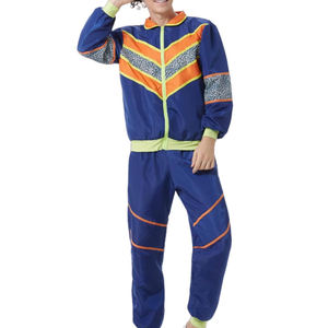 Conjunto de chándal de poliéster ligero para hombre conjunto de chándal de entrenamiento cortavientos en blanco personalizable nuevo - Product Image 3