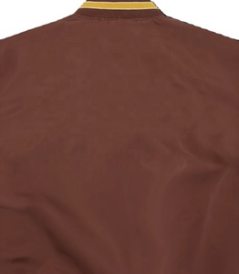 OEM New Fashion Style Custom Satin Varsity Jacket Plain Breathable Plus Size Satin Baseball <b>Hip</b> Hop Jacket <b>for</b> Men - Product Image 4