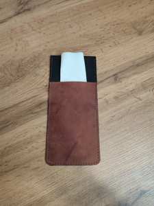 Genuine Leather Luxury Durable Waterproof Shockproof Cutlery Holder Roll Utensil <b>Organizer</b> for Dining <b>Travel</b> Wholesale LCH-0011 - Product Image 4