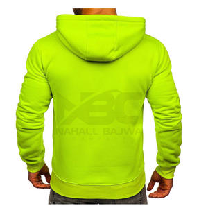 Oem-sudaderas con capucha para hombre, ropa deportiva masculina de talla grande, con logotipo personalizado, color amarillo claro, de algodón, Unisex, hecha en paquistaní - Product Image 6