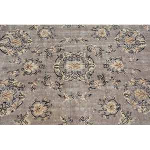 Alfombra turca Vintage Beige clásica, diseño de retazos de 5,1x9 pies, Material de lana, respaldo de látex, forma Rectangular para sala de estar y dormitorio - Product Image 5